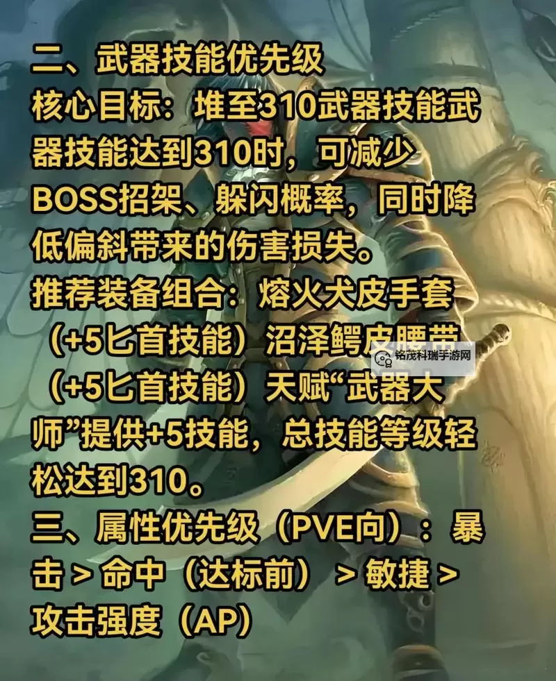 魔兽世界60级最佳匕首推荐指南图1