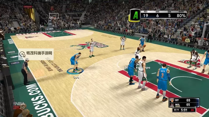 NBA2K14键盘怎么空中接力技巧教程攻略图1