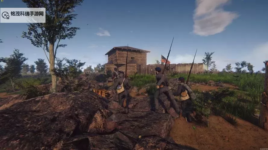南北战争美国火枪游戏:重现历史的战场激战图1