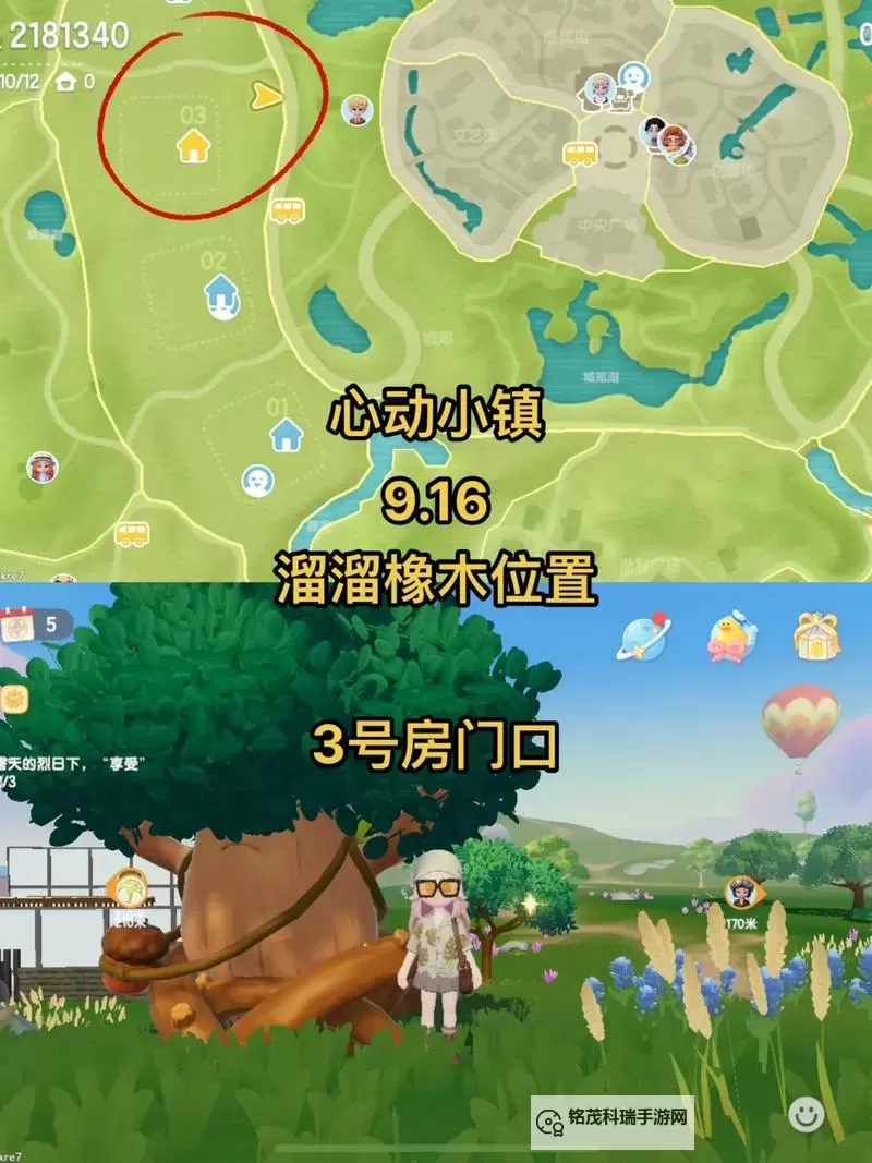 《心动小镇》8月18日溜溜橡木在哪 8月18日萤石位置图1