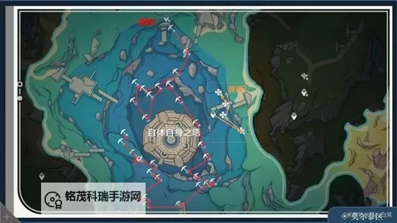 《原神》初露之源采集路线分享图1