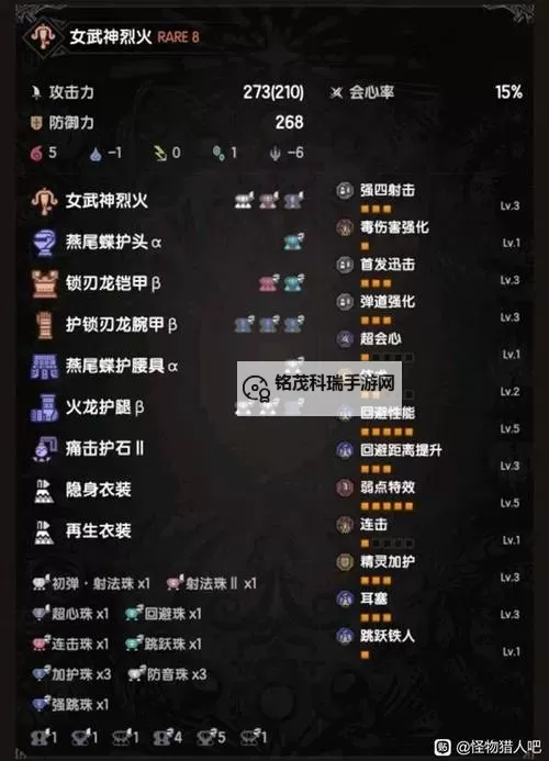 《怪物猎人荒野》轻弩贯通流配装参考 贯通轻弩怎么配装图1