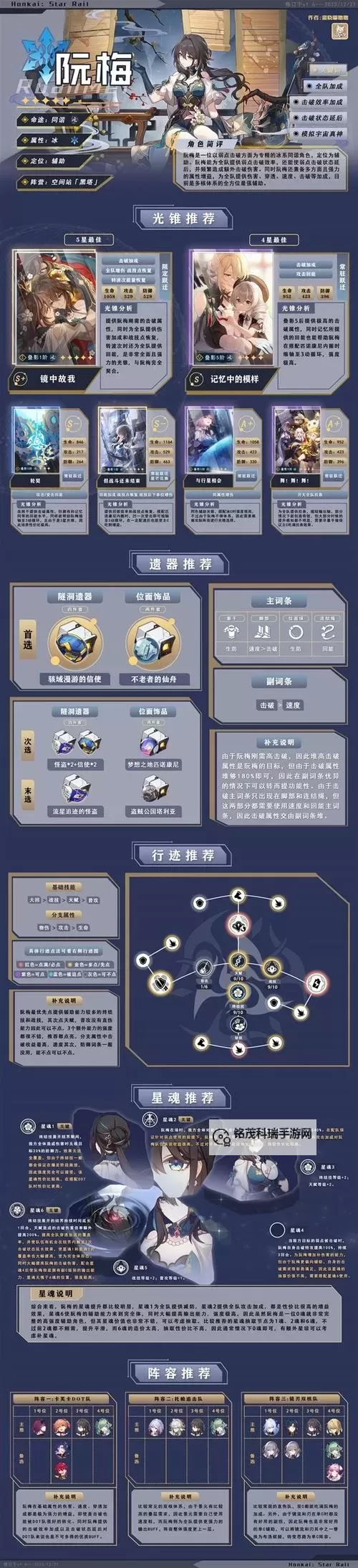 《崩坏星穹铁道》阮梅配队推荐 阮梅队伍怎么搭配图1