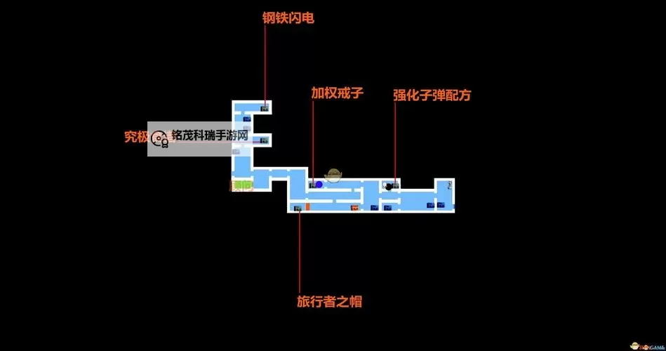 《赤痕夜之仪式》各宝箱、发型与书籍位置图示图1