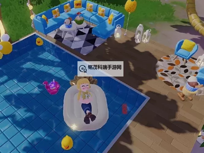 《心动小镇》沙滩乐园第七天小鸭子位置 水蓝色小鸭子位置图1