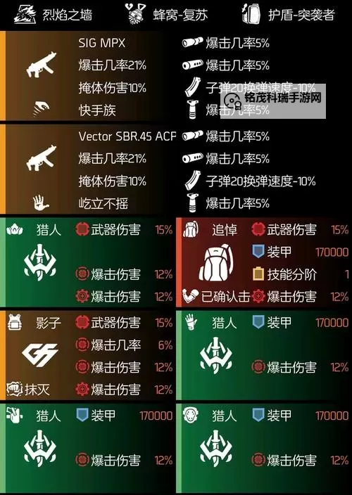 《全境封锁2》522追悼火体配装分享图1