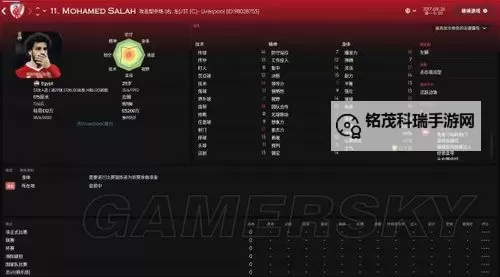 《FM2018（足球经理2018）》世界杯葡萄牙核心球员能力介绍图1