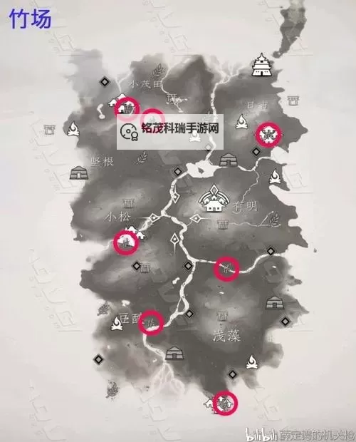对马岛之魂击竹位置一览 20处击竹位置一览图2
