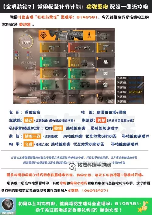 《全境封锁》电工技能及装备天赋搭配心得 电工天赋推荐图1