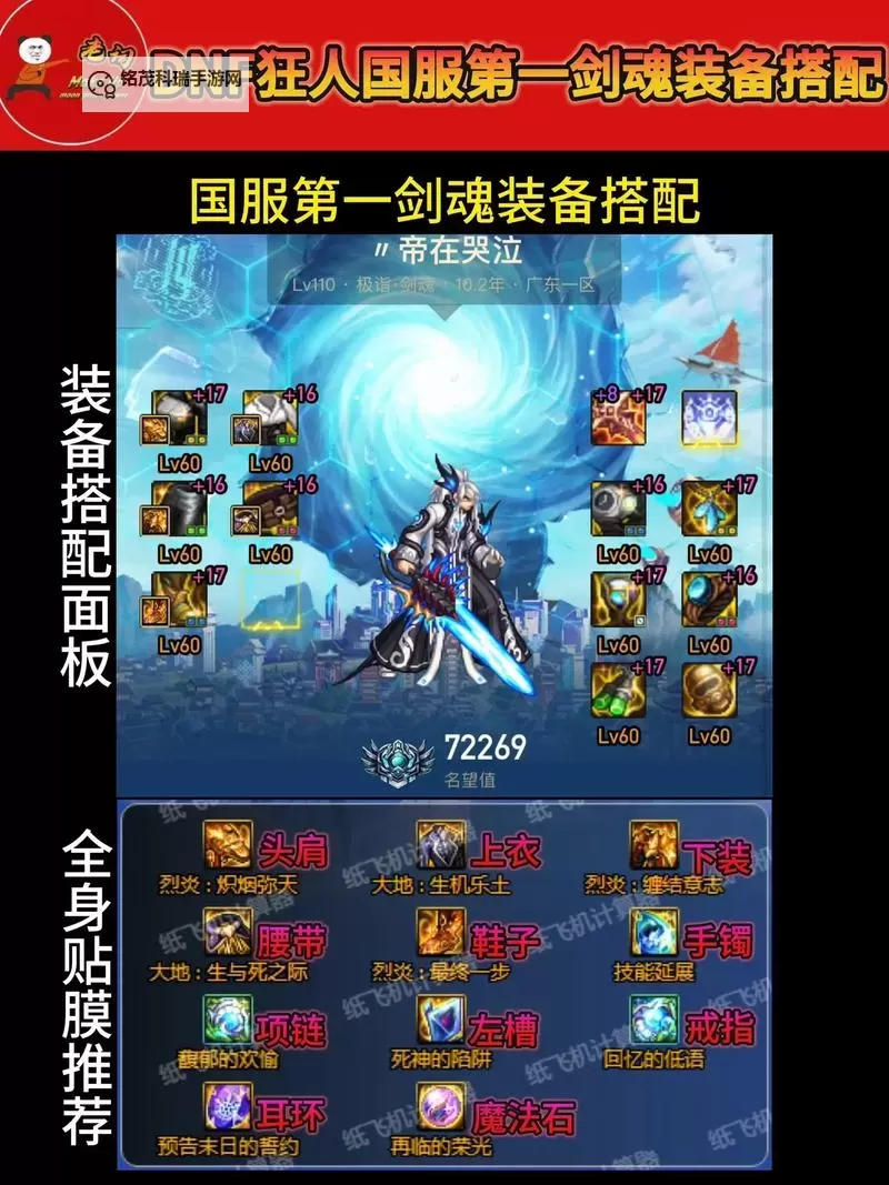 《地下城与勇士手游（DNF手游）》剑魂毕业装备与打造推荐图1