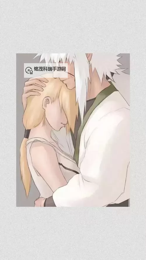 纲手和自来也拔萝卜：忍者村的趣味园艺时光图1