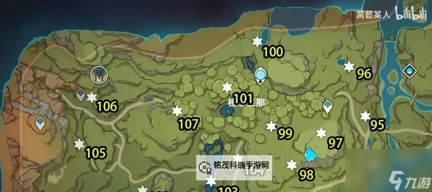《原神》全岩神瞳位置标注 岩神瞳在哪图1