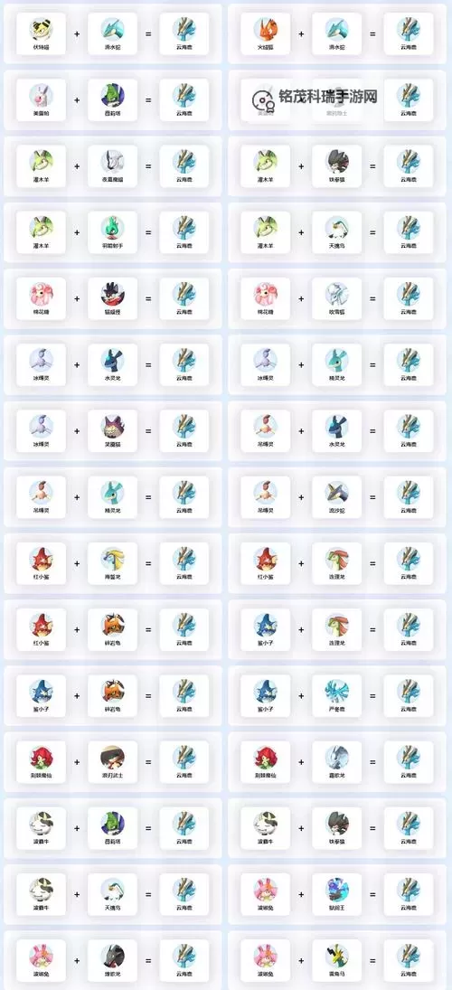 《幻兽帕鲁》四速云海鹿快速配种路线 四速云海鹿怎么配种图2